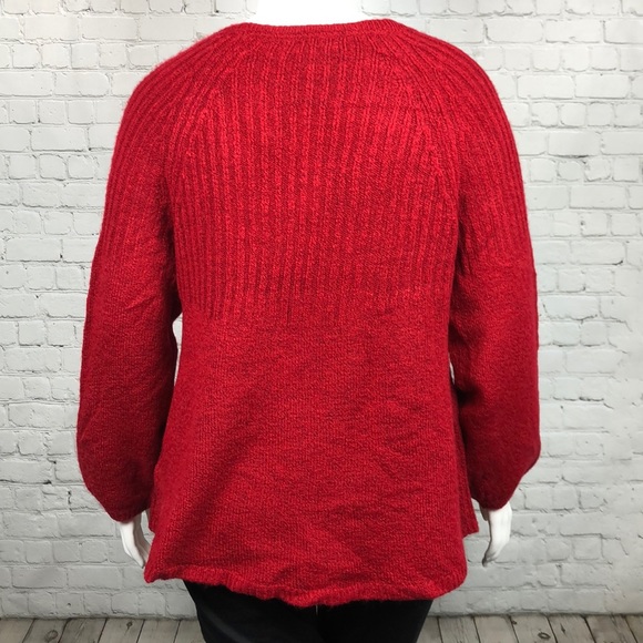 0X 1X 2X Style & Co Soft Red Sweater Plus Size - Picture 3 of 5